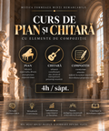 Curs de Chitara&Pian - Copii (Abonament Lunar 4h/sǎpt. )