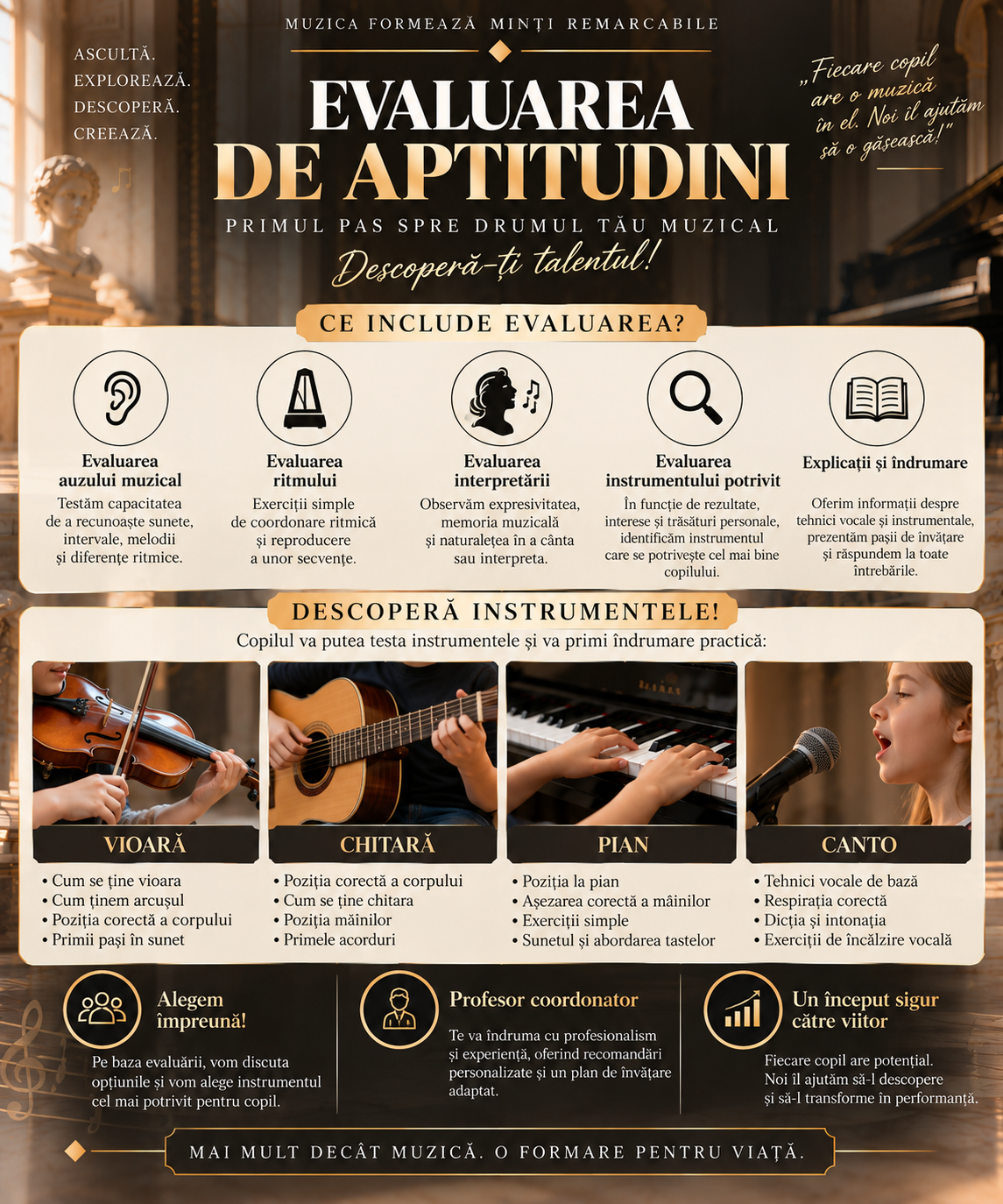 Evaluare de aptitudini - Copii